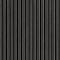 Milo Matt Black Mango & Marble Round Fluted Bedside Table - Close up of fluted side