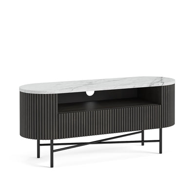 Milo Mango & Marble Fluted TV Media Unit