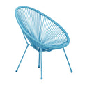 Monaco Blue 2 Seat Outdoor Egg Chair Bistro Set