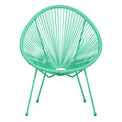 Monaco Green 2 Seat Garden Egg Chair Bistro Set