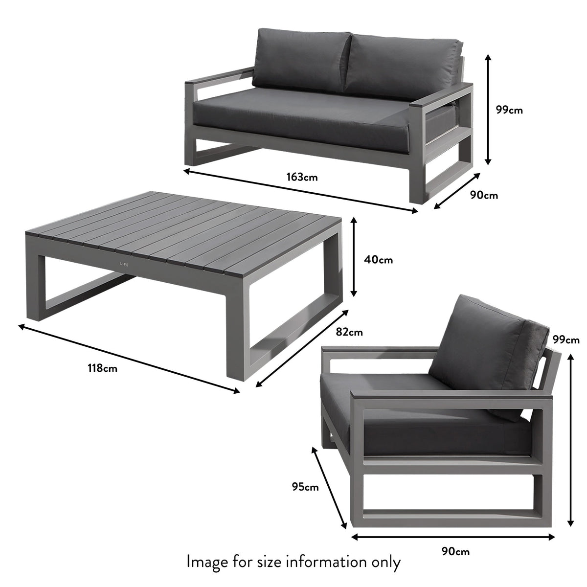 LIFE Mallorca Garden Lounge Set