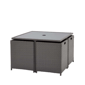 Vada 4 Seat Rattan Cube Set