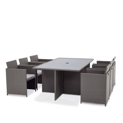 Vada 6 Seat Rattan Cube Set