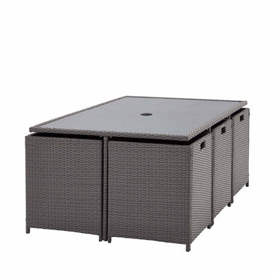 Vada 6 Seat Rattan Cube Set