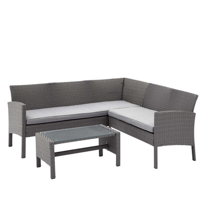 Vada Rattan Corner Lounge Set