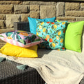 Orange Blossom 43cm Reversible Outdoor Polyester Cushion