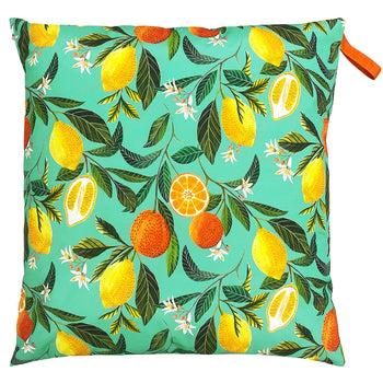 Orange Blossom 70cm Reversible Outdoor Polyester Floor Cushion