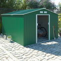 Oxford Green 9.1 x 10.5ft Galvanised Steel Shed