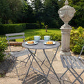 Bistro Grey Folding Outdoor Table and 2 Chairs 