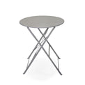 Bistro Grey Folding Garden Coffee Table and 2 Chairs 