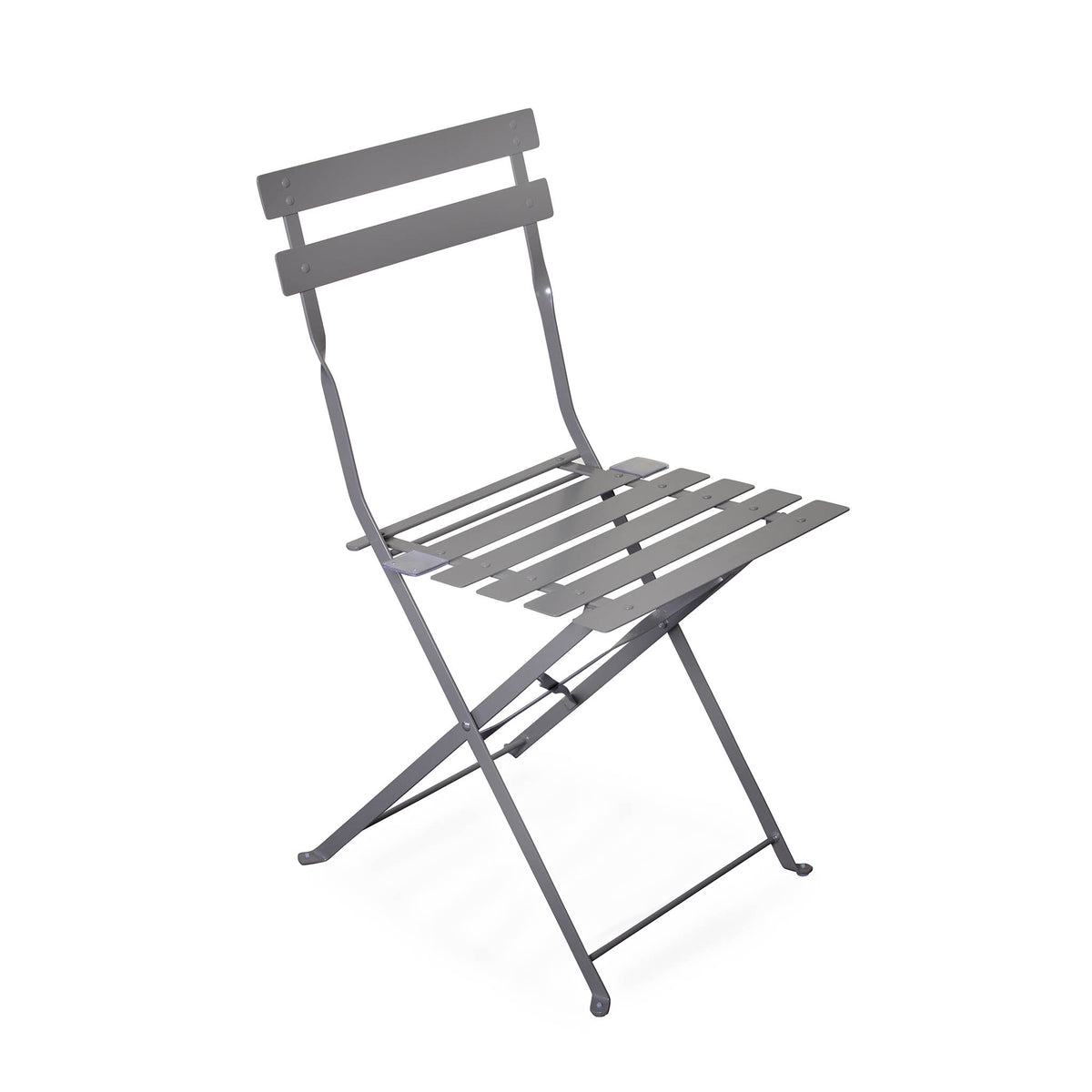 2 Seat Bistro Grey Folding Garden Table and Chairs 
