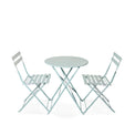 2 Seat Sage Green Folding Garden Bistro Set