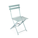Bistro Sage Green Folding Outdoor Coffee Table and 2 Chairs 