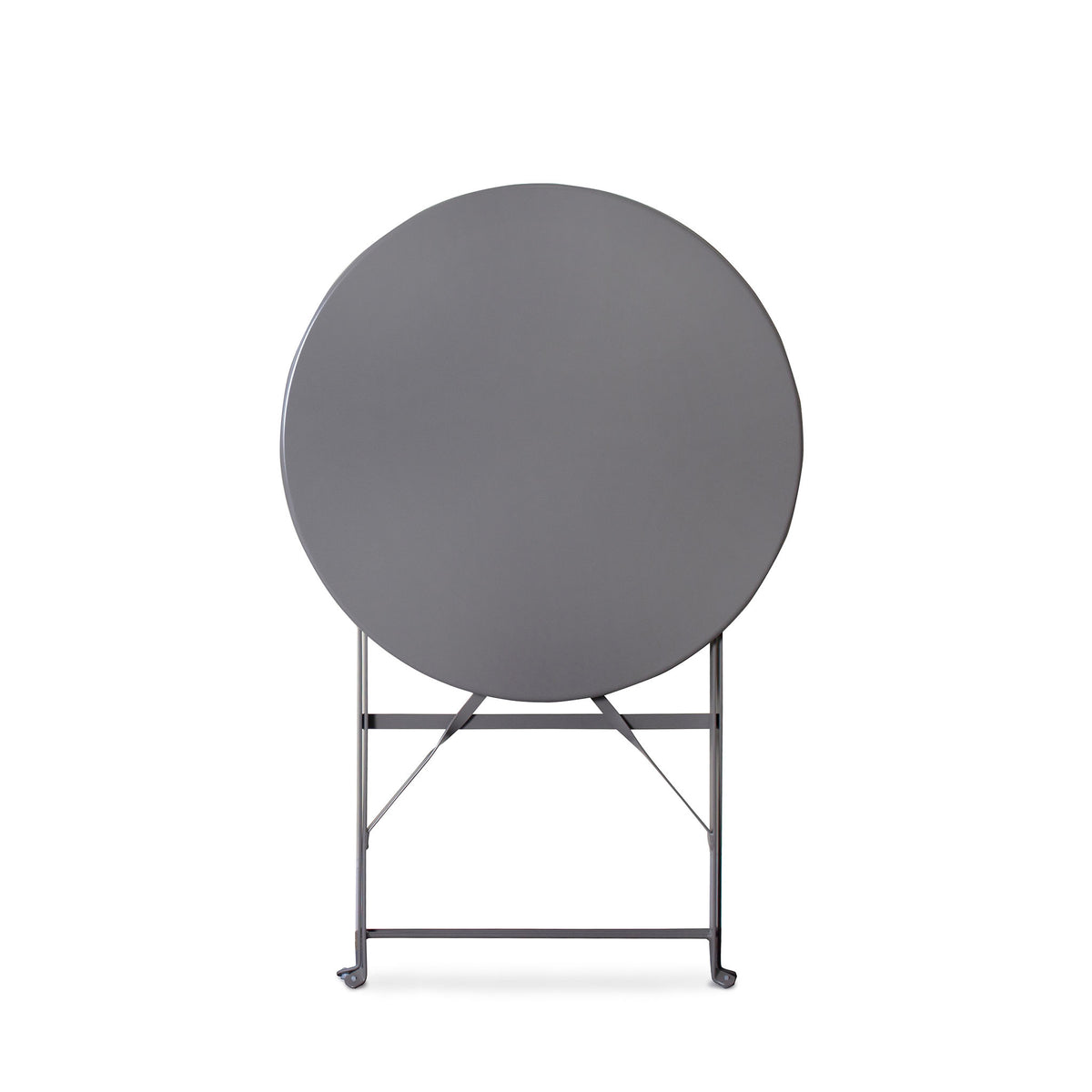 Bistro Grey Foldable Garden Table and 2 Chairs 