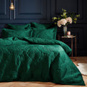 Tabatha Quilted Duvet Set | Single | Emerald