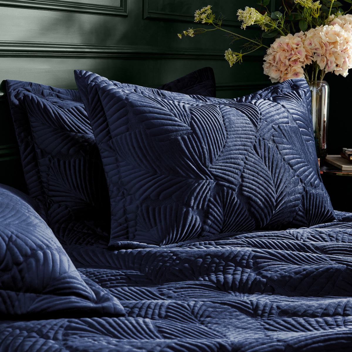 Tabatha Quilted Duvet Set | Single | Navy