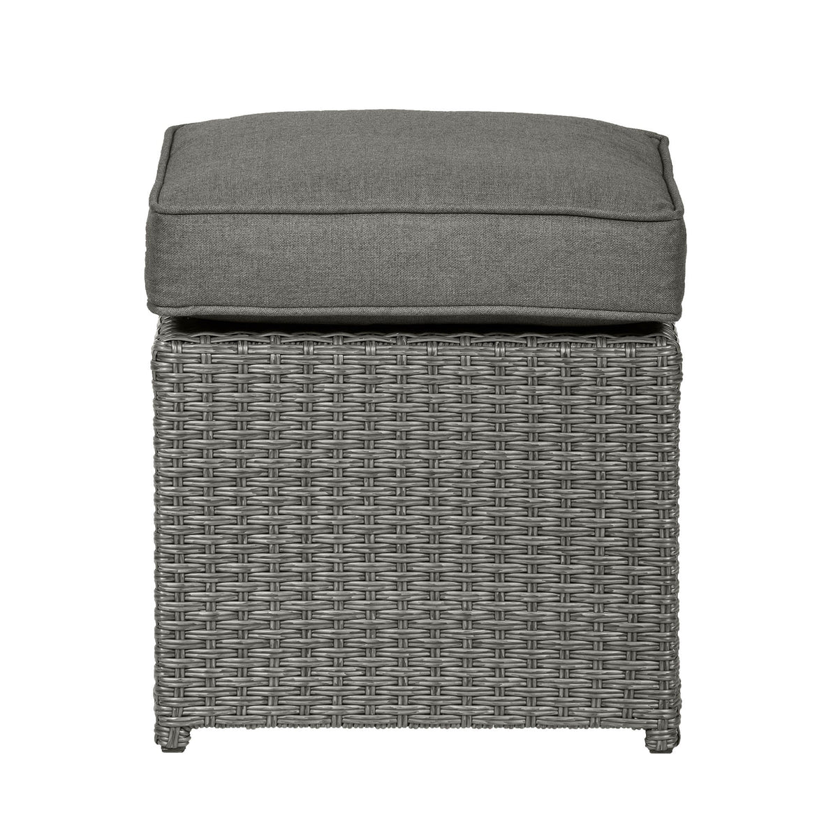 Parisian 150cm Rattan Corner Lounge Garden Dining Set Stool