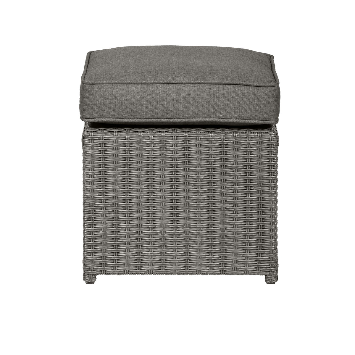Parisian 180cm Rattan Corner Lounge Garden Dining Set Footstool