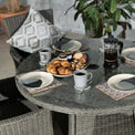 Paris 110cm 4 Seat Rattan Round Dining Set