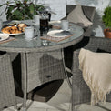 Paris 110cm 4 Seat Rattan Round Dining Set