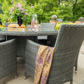 Paris 110cm 4 Seat Rattan Round Dining Set