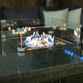 Paris 120cm Fire Pit Dine or Lounge Rattan Set with Bench