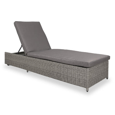 Paris Rattan Multi Position Sunlounger