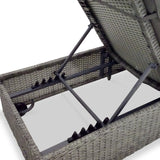 Paris Rattan Multi Position Sunlounger