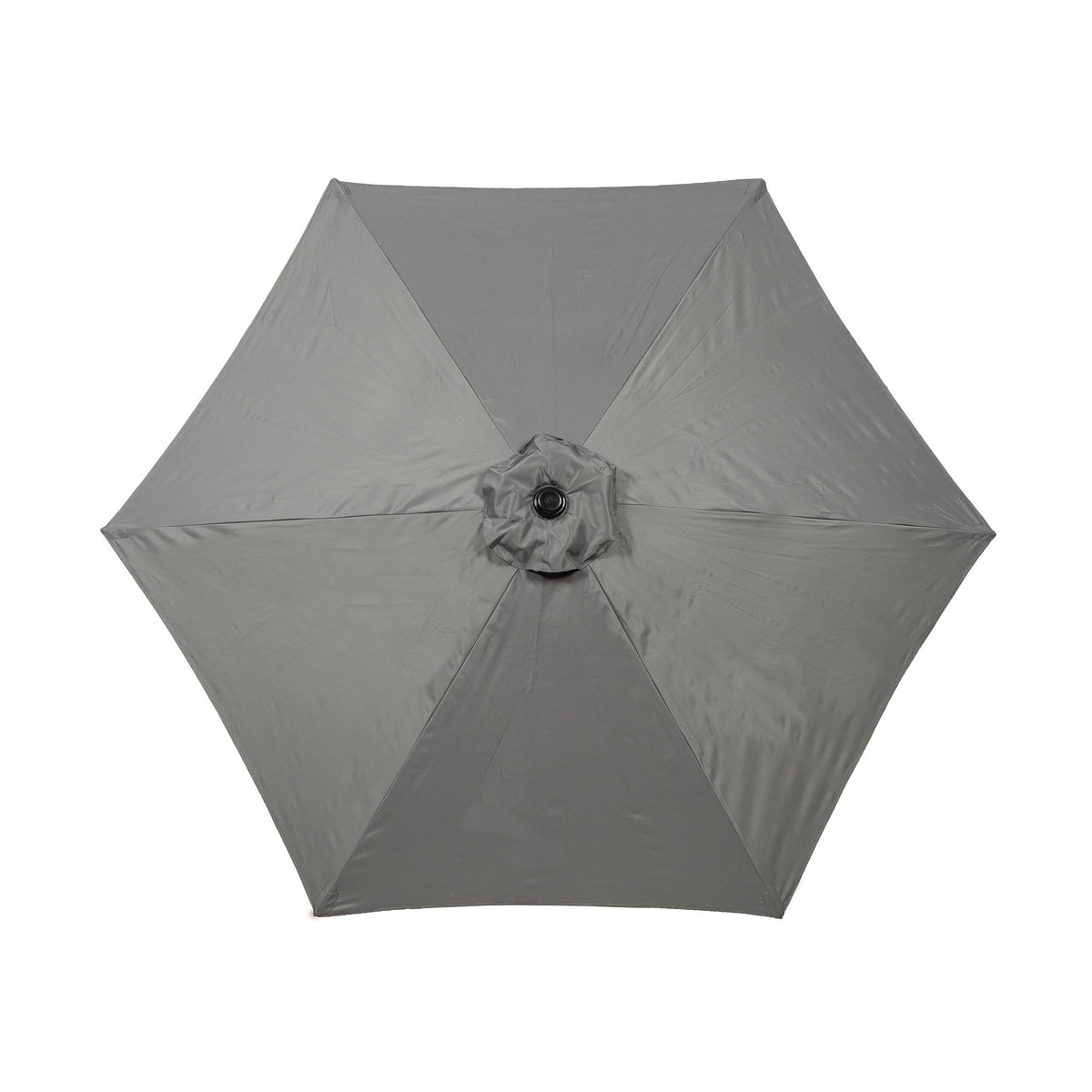 2.5m Parasol  Brushed Aluminium Parasol - Grey