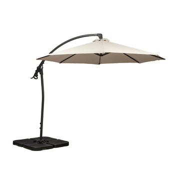 3m Deluxe Pedal Operated Cantilever Parasol