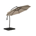 3m Deluxe Pedal Operated Cantilever Parasol - Ivory