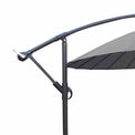 3m Shanghai Cantilever Parasol in Grey  - Close up of cantilever