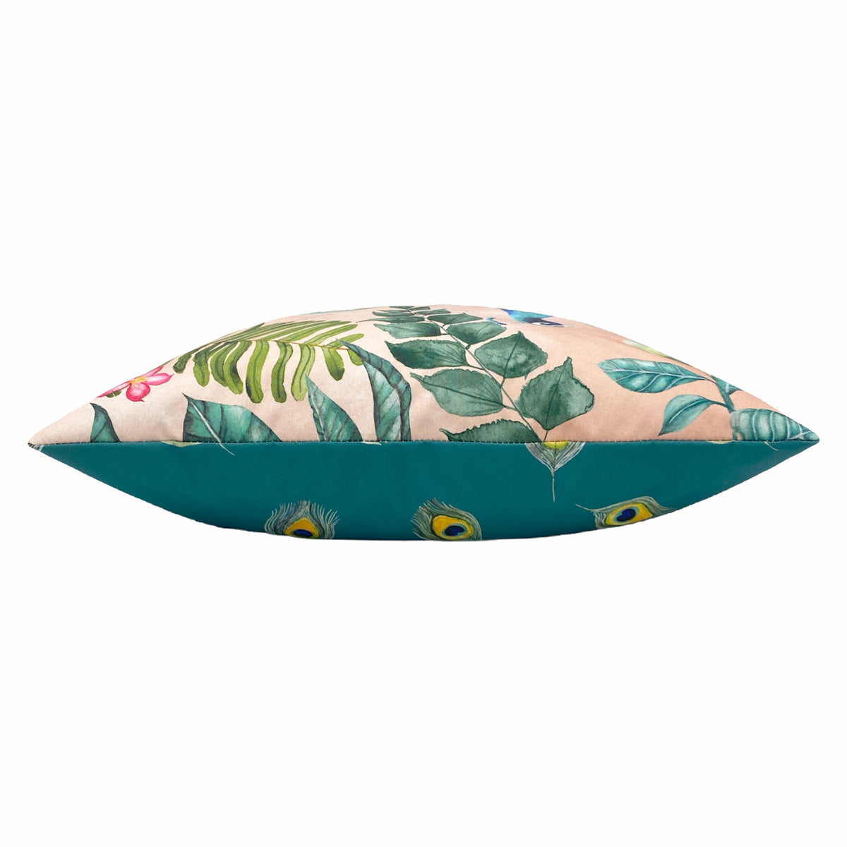 Peacock 43cm Reversible Outdoor Polyester Cushion