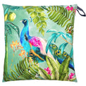 Peacock 70cm Reversible Outdoor Polyester Floor Cushion