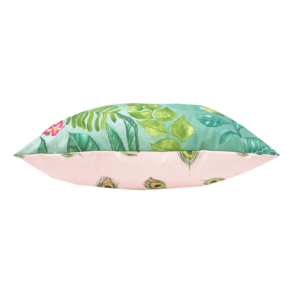 Peacock 70cm Reversible Outdoor Polyester Floor Cushion