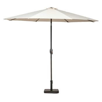 3m Crank & Tilt Parasol with Grey Aluminium Pole