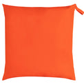 Wrap Plain Orange 70cm Outdoor Polyester Floor Cushion