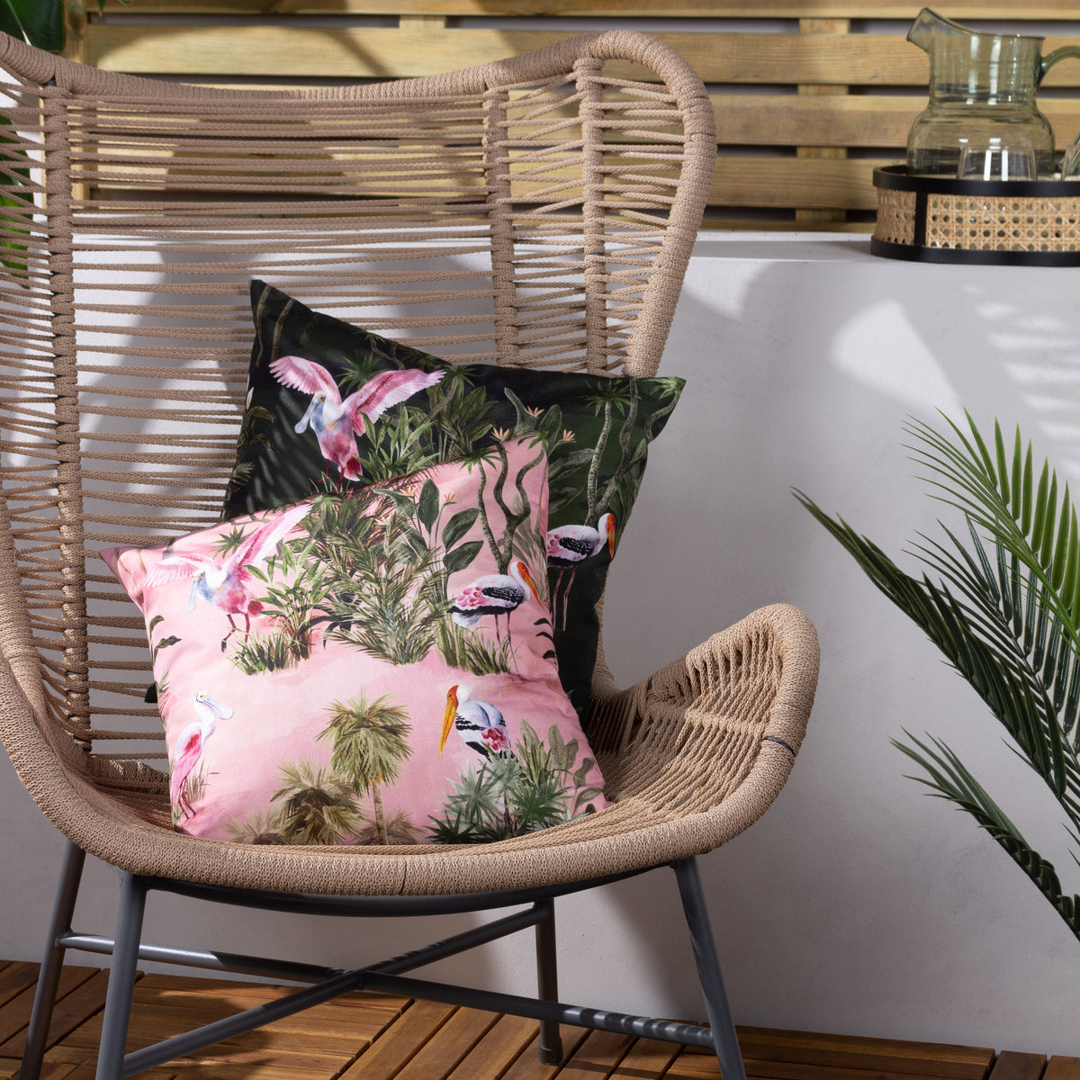 Platalea 43cm Reversible Outdoor Polyester Cushion