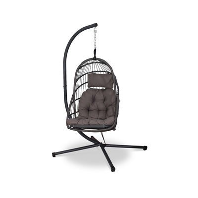 Relaxer Grey Hanging Pod Chair