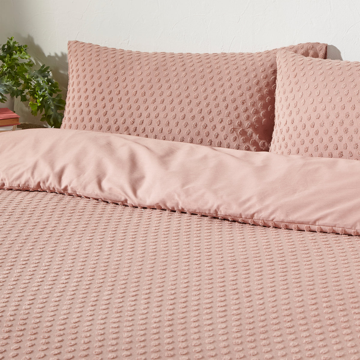 Polka Tuft Cotton Duvet Set 