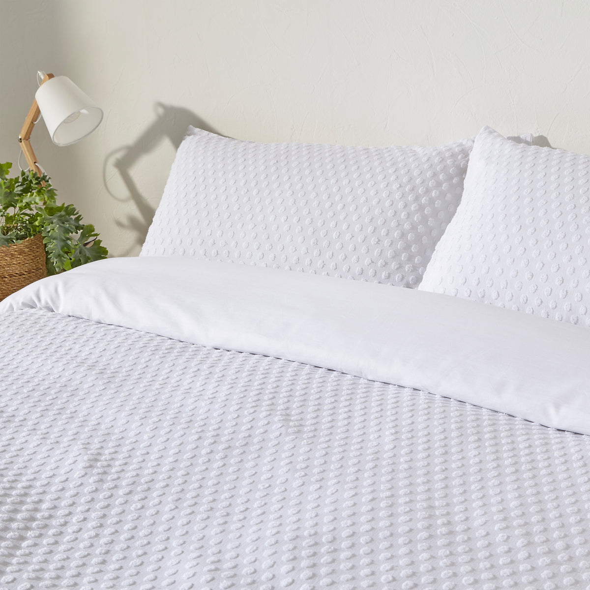 Polka Tuft Cotton Duvet Set 