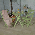 Porto Sage Green Folding Bistro Set