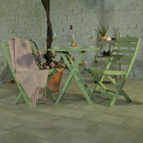Porto Sage Green Folding Bistro Set