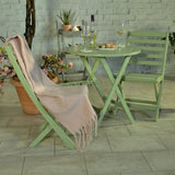Porto Sage Green Folding Bistro Set