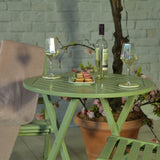 Porto Sage Green Folding Bistro Set
