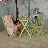 Porto Sage Green Folding Bistro Set