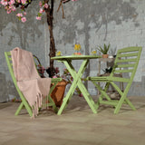 Porto Sage Green Folding Bistro Set