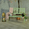 Porto Sage Green 2 Seater Homestead Bench