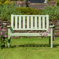 Porto Sage Green 2 Seater Homestead Bench for garden or patio