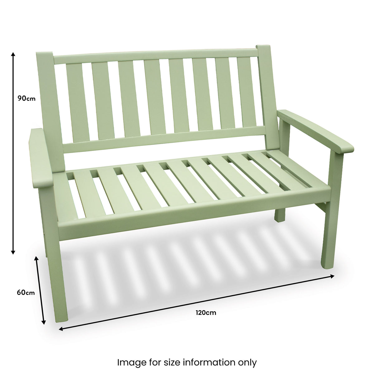 Porto Sage Green 2 Seater Homestead Bench